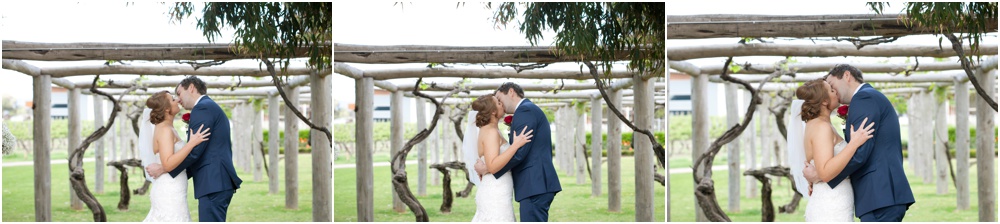 wedding ceremony at Sandalford Winery