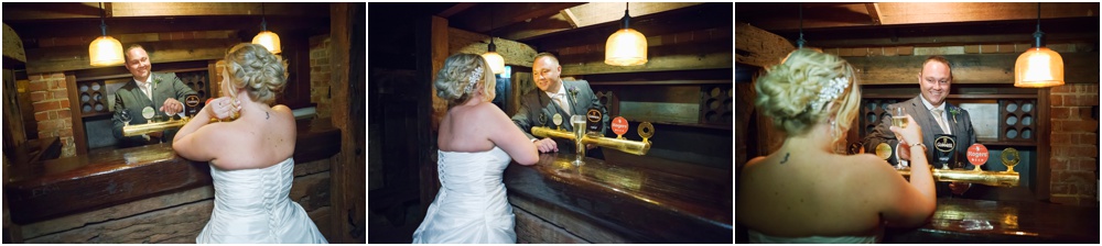 Wedding reception at Rose and Crown Guildford