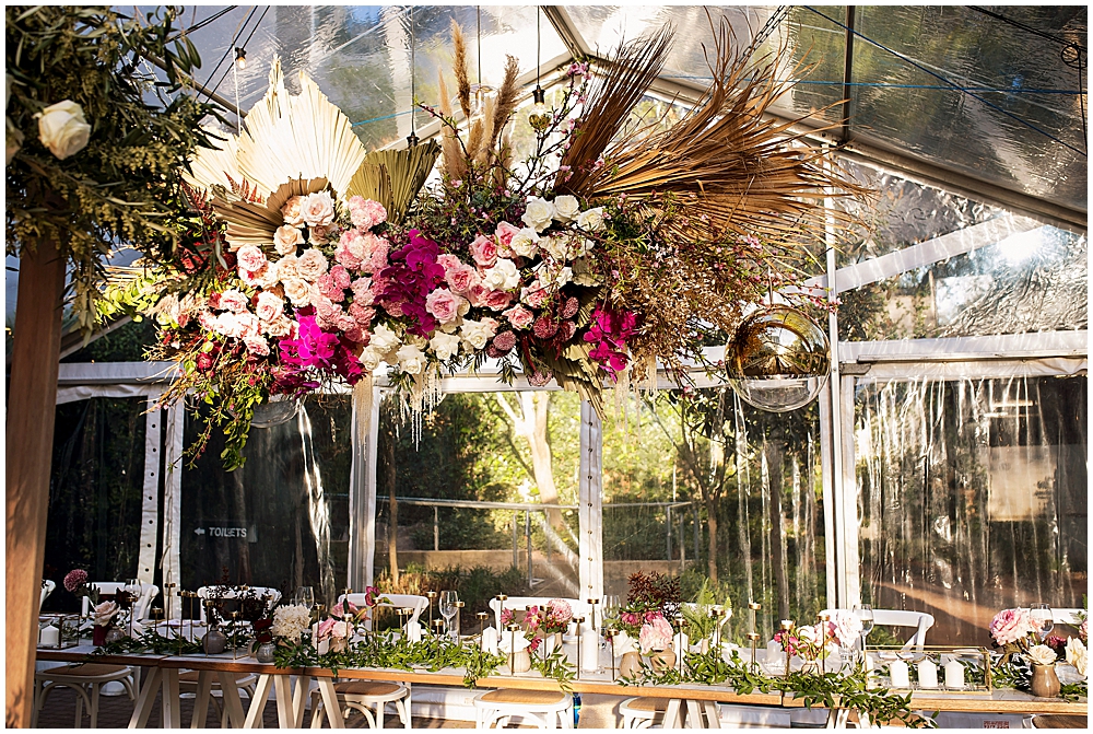 Wedding flowers at Lamont House, Perth