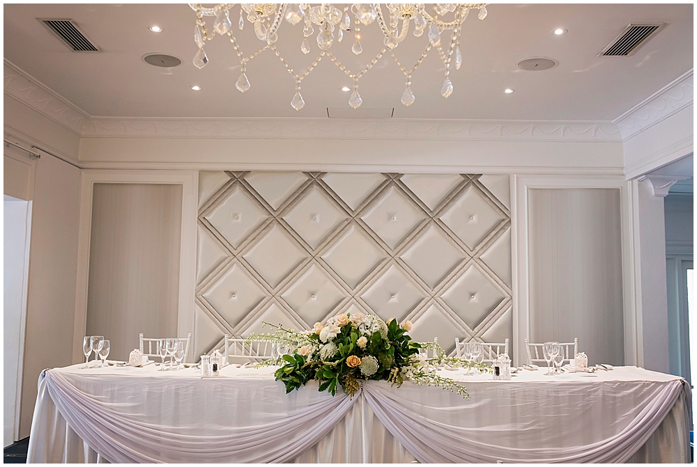 Caversham House wedding reception room